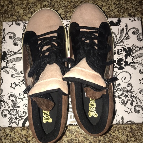 Brash Cleo Cleo Colorblock Bloquecolocntrst Cou Real Leather & Suede High Tops - Picture 9 of 11